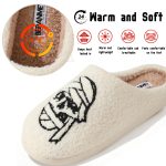 BERANMEY Halloween Slippers for Women Perfect Soft Plush Comfy Warm Slip-On Cute Womens Slippers Indoor Fluffy House Slippers for Women and Men Non-slip Fuzzy Flat Slides - Image 118