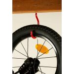 Hyper Tough Vinyl Coated Bicycle Hook 6 Pack, Red - Image 3